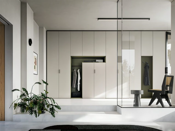 LISCIA HINGED - Sectional wooden wardrobe by Santalucia Mobili - view 3